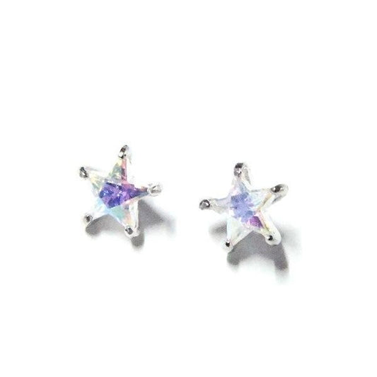 ミスティックジルコニア 星モチーフ スタッドピアス E0904-4mistic