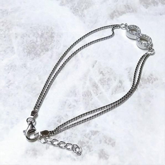 インフィニティ ジルコニア ブレスレット