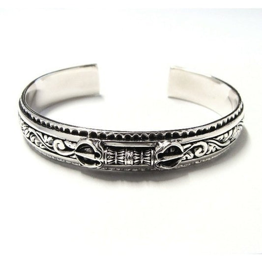 ZOCALO(ソカロ)アイビー・ワイド・バングル・アンティーク (シルバー950製) ZZTBAS-0087A