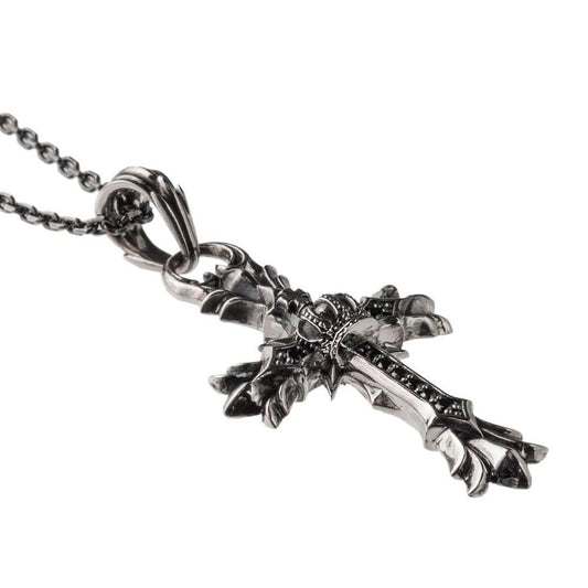クロスクラウンペンダント AKP0136 Cross crown pendant シルバーアクセサリー Silver jewelry