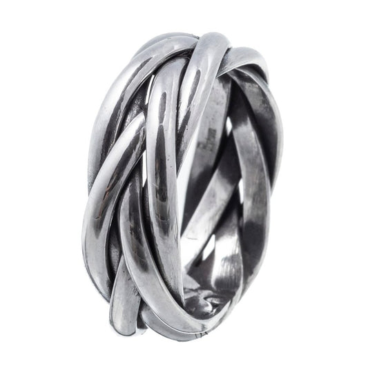 エレノアジュエリー/Elenore Jewelry 編み込みシルバーリング ELR0028