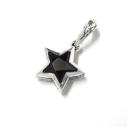 ZOCALO(ソカロ) ジュエルド・アイビー・スター・ペンダントトップ・ブラックCZ (シルバー製) ZZPDG0067BKCZ