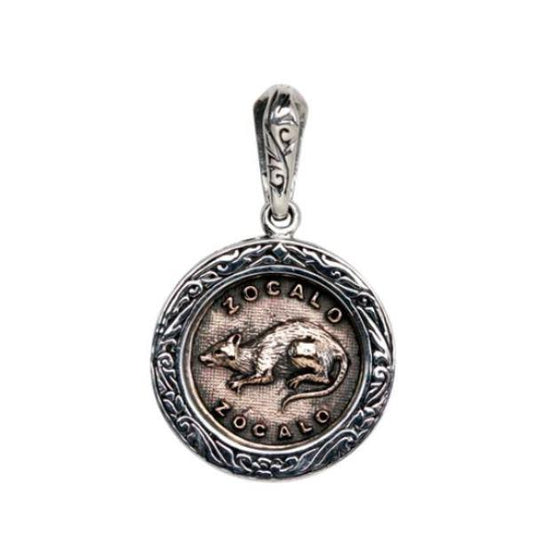 ZOCALO(ソカロ) 梵字ペンダント(キリーク・子・千手観音)(シルバー925製) ZZPDS-0048