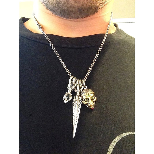 ZOCALO (ソカロ) チベタン・ドラゴン・ダガー・ドージェ・ペンダント ZZPDS-0045