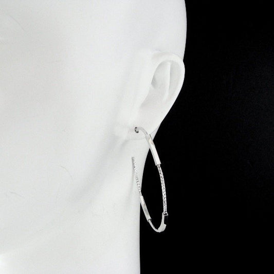 カットサークル シルバーラージピアスイタリア:FRABOSO(フラボッソ)OR09963BC RH Cut Circle Silver Large Pierce Italy: FRABOSO OR09963BC RH