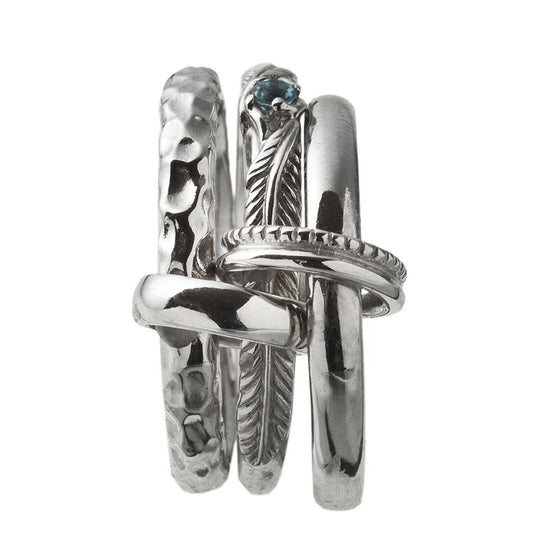 フェザーチェインリング/Artemis Classic/アルテミスクラシック (シルバー925製) acr0270 Feather chain ring