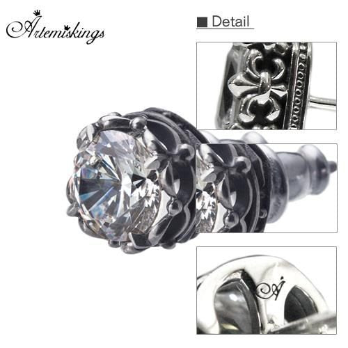 クラウンストーンスタッドCL/アルテミスキングス/ARTEMIS KINGS (シルバー925製) ake0037