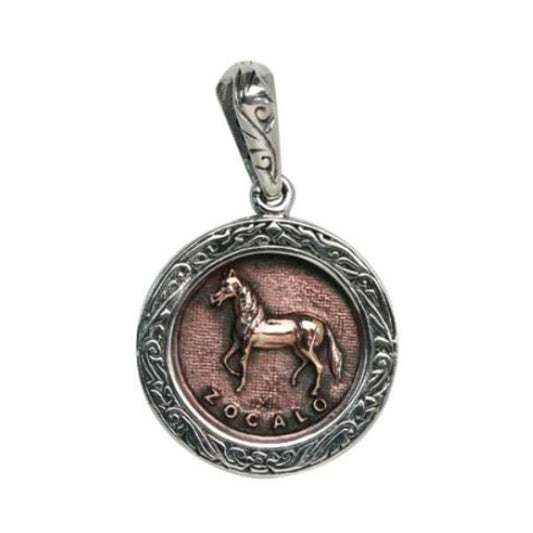 ZOCALO(ソカロ) 梵字ペンダント(サク・午・勢至菩薩)(シルバー925製) ZZPDS-0052