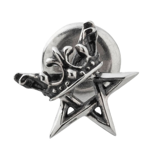 アルテミスキングス ARTEMISKINGS 王冠五芒星ピアス 片耳分 AKE0102