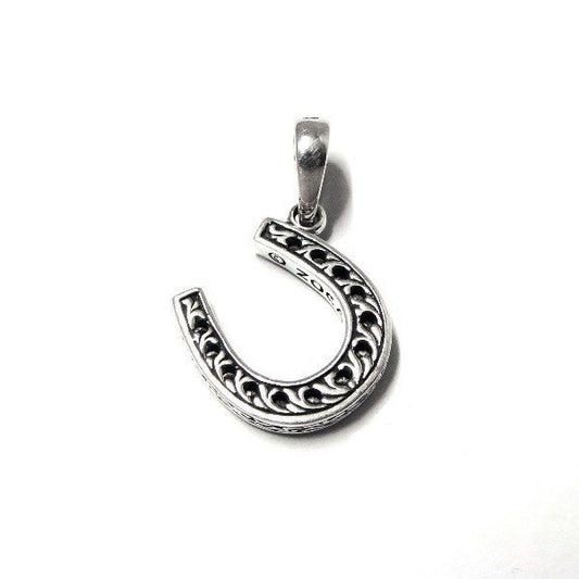 ZOCALO (ソカロ) ホースシュー・ペンダント・トップ・ホワイトCZ (シルバー950製) ZZPDG-0064WCZ