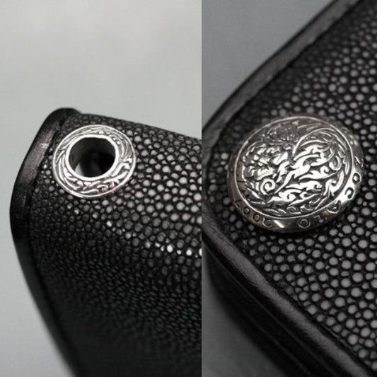 ZOCALO (ソカロ) ガルーシャ・ウォレットL (シルバー950製:コンチョ) ZWL0015G