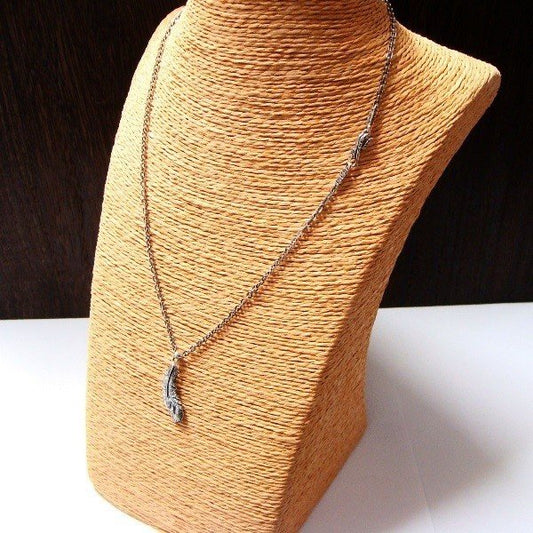 ZOCALO (ソカロ) フェニックス・テイルフェザー ペンダントSS・ホワイトジルコニア ZZPDG-0077WCZ