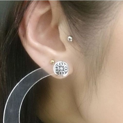 ZOCALO (ソカロ) ドージェ・ピアス ・片方売り (シルバー950製) ZZES0004