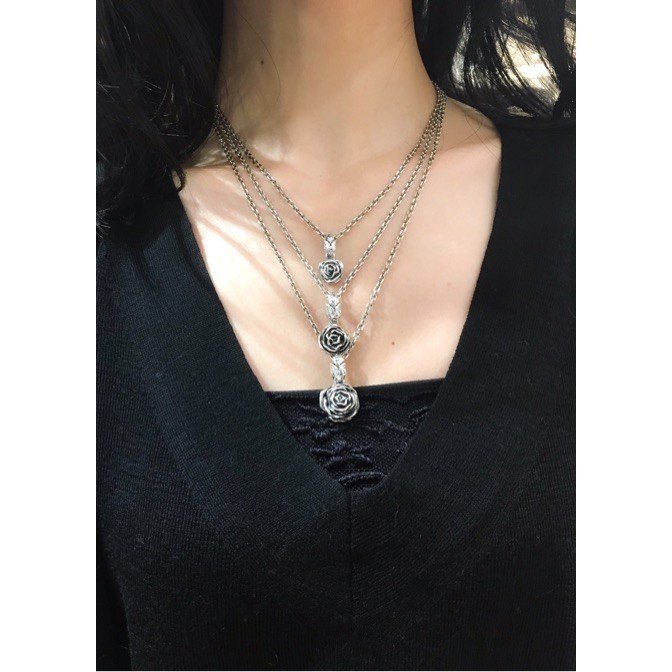 ZOCALO (ソカロ) ローズ・ペンダント・トップ L (シルバー950製) zztpds-0484