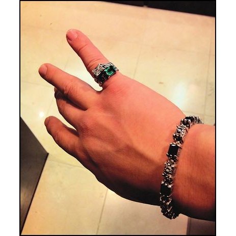 ZOCALO (ソカロ) イスラミック・スクエア・ブレスレットS(シルバー950製) ZZTBLG-0038-7