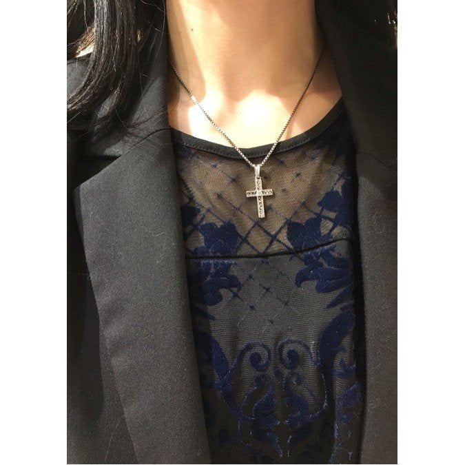 ZOCALO (ソカロ) アンティーク・トレンチ・クロス・ペンダントS (シルバー950製) ZZPDG-0019AS