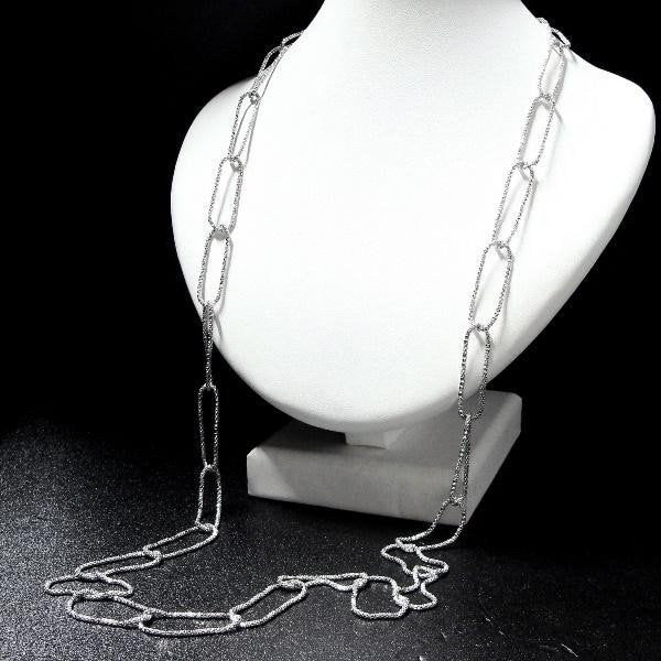 シルバー ソフトチェーンロング80cm N28395-80 RD