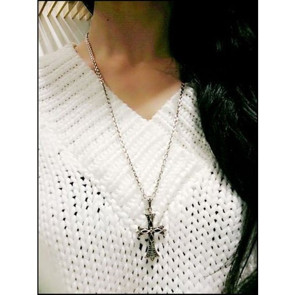 ZOCALO(ソカロ)マーカサイト・クロス・オン・クロス・ペンダントS・ガーネット (シルバー950製) ZZPDG-0005GN