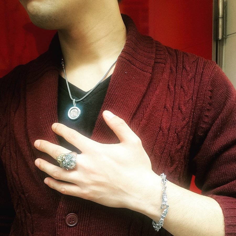 ZOCALO(ソカロ) 梵字ペンダント(キリーク・子・千手観音)(シルバー925製) ZZPDS-0048