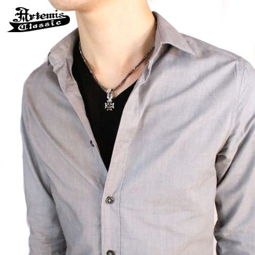 スモールフローラルアイアンクロスペンダント /Artemis Classic/アルテミスクラシック (シルバー925製) acp0266