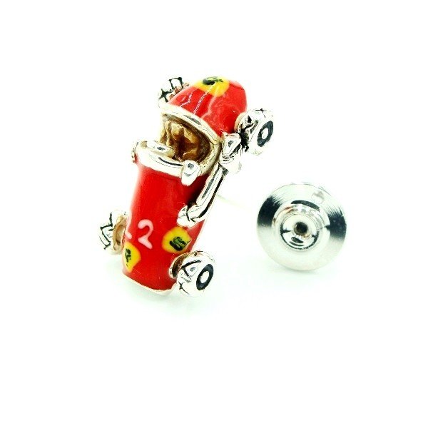 ピンブローチ ラペルピン クラシックカー シルバー925 サツルノ SPNI-204