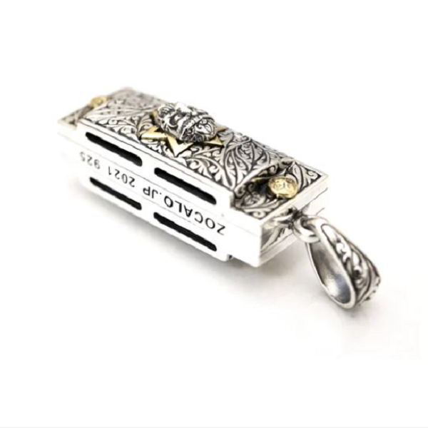 ZOCALO (ソカロ) ハーモニカ・ペンダントトップ(チベタン・モンク・スカル)HARMONICA PENDANT : TIBETAN MONK SKULL