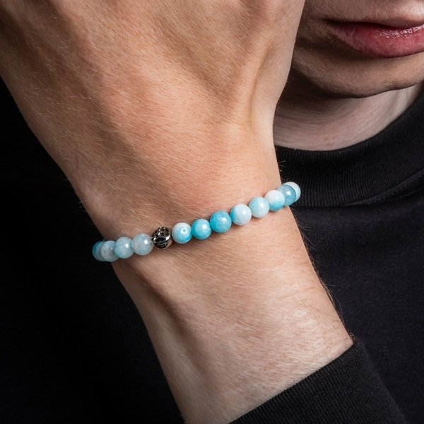 アルテミスクラシック ArtemisClassic 海色水晶数珠ブレスレット6mm ACB0117