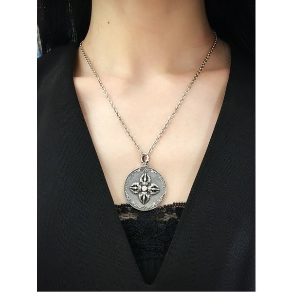 ZOCALO ソカロ ガネーシャ・ドージェ・コイン・ペンダント (シルバー950製) ZZPDG-0032WCZ