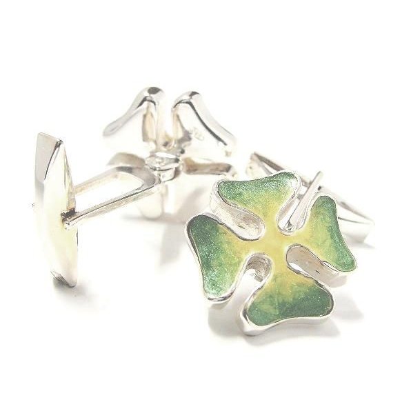 SATRNO サツルノ カフスボタン クローバー GM16