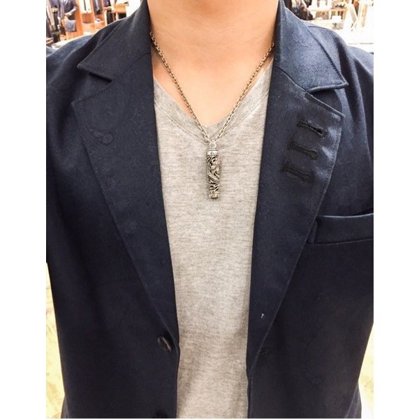 ZOCALO (ソカロ) ドラゴン・シリンダー・ペンダント・トップ (シルバー925製) ZZPDG-0030BRQ