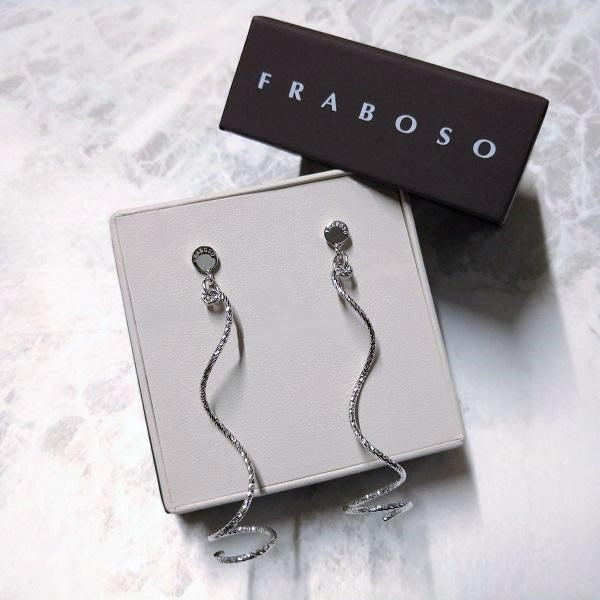 シルバーサークルピアス FRABOSO(フラボッソ):イタリア製《Made in Italy》のコピー