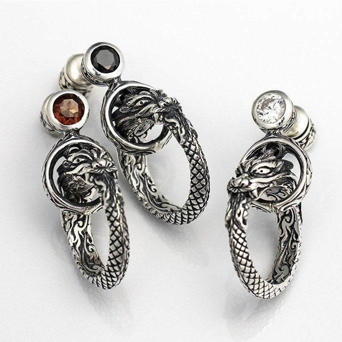 ZOCALO (ソカロ) ウロボロス・ドラゴン・ピアス OUROBOROS DRAGON STUD ZZEG-0028