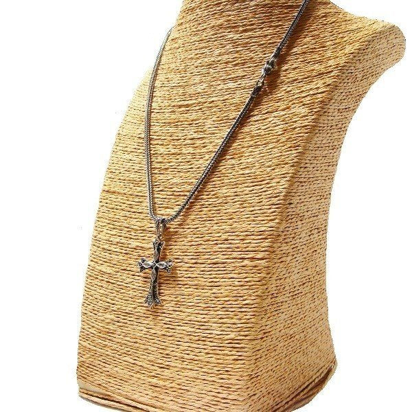 ZOCALO(ソカロ)マーカサイト・クロス・オン・クロス・ペンダントS・ホワイトCZ (シルバー950製) ZZPDG-0005WCZ