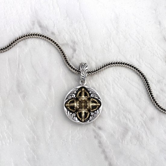 ZOCALO(ソカロ) ダブル・ドラゴン w/ クラウン・ダブル・ドージェ : Double Dragon w/ Crown Double Dorje ZPDS0115