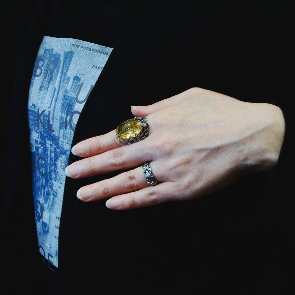 LYLY ERLANDSSON リリー エルランドソン ウインター リング レモンイエロー L-02-004