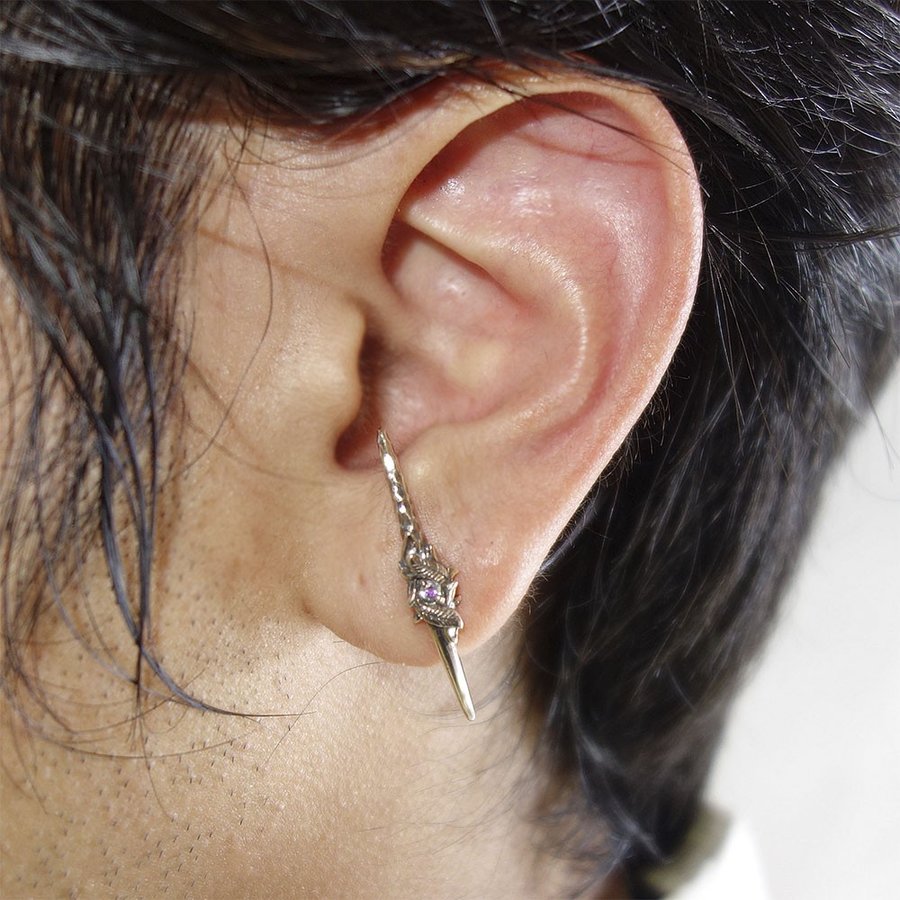 ウリエルブリッジピアス/片耳分/ Artemis Classic/アルテミスクラシック (シルバー925製) ace0143