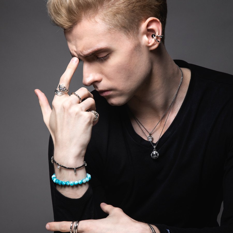 アルテミスクラシック Artemis Classic 海色水晶数珠ブレスレット8mm ACB0112