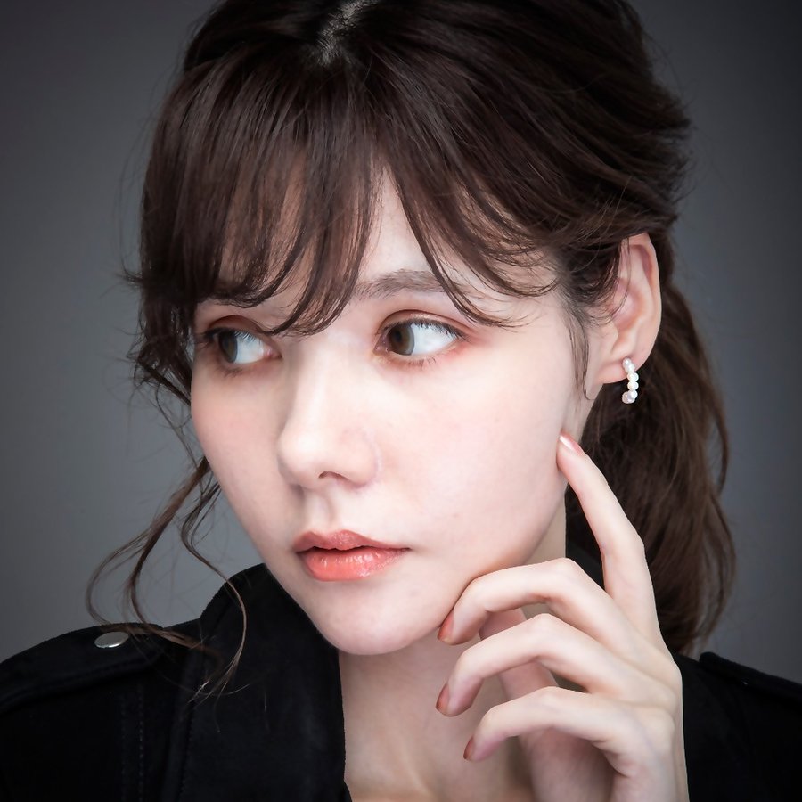 エレノアジュエリー/Elenore Jewelry パールフープシルバーピアス 両耳分 ELE0037