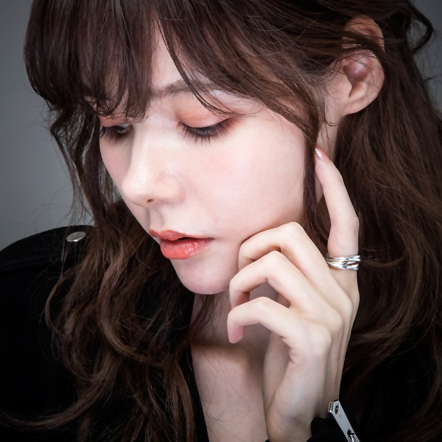 エレノアジュエリー/Elenore Jewelry 5連結シルバーリング ELR0009