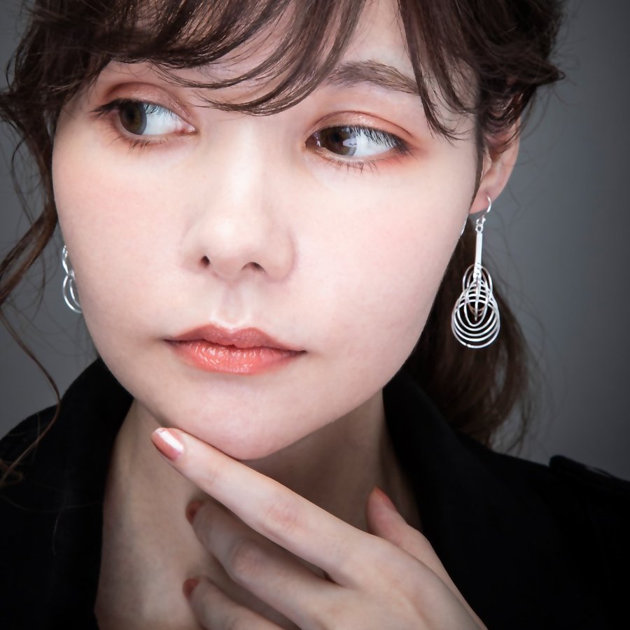 エレノアジュエリー/Elenore Jewelry サークルシルバーピアス4 両耳分 ELE0029