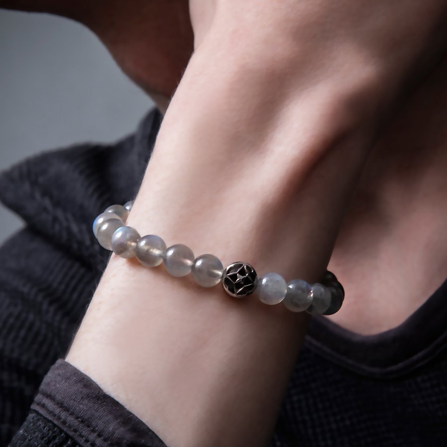 トレサリーラブラドライト数珠ブレス/Artemis Classic/アルテミスクラシック acb0123