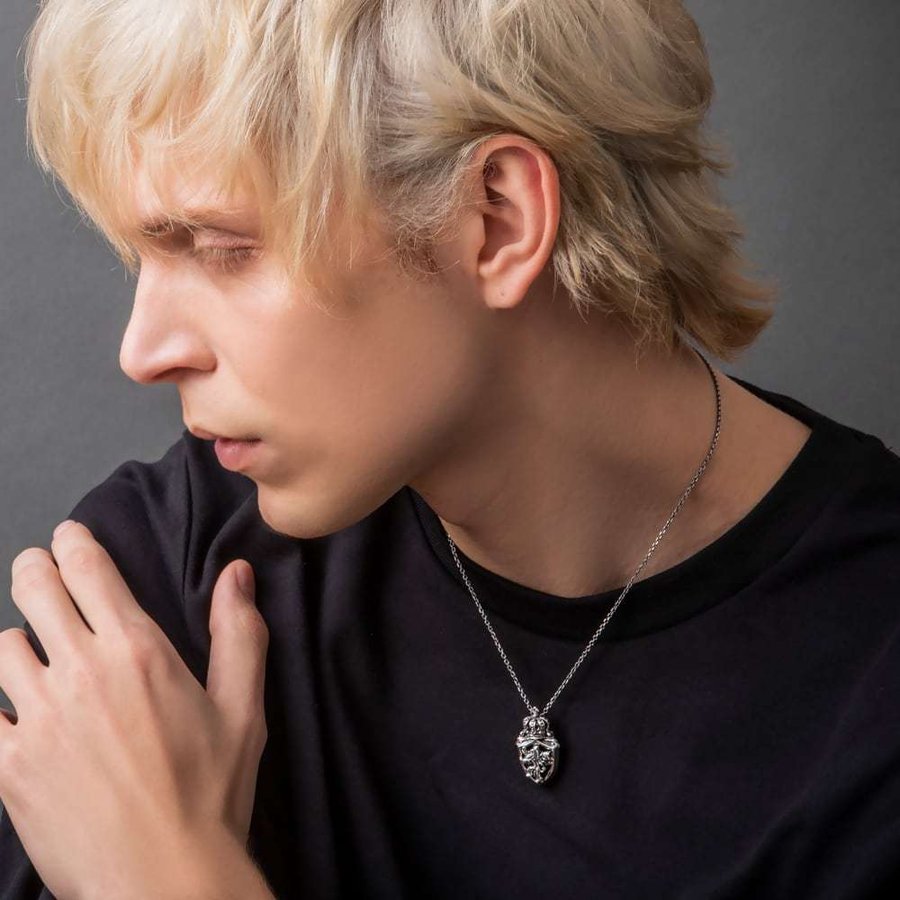 ライオンシールドペンダント ACP0140 Lion shield pendant シルバーアクセサリー Silver jewelry