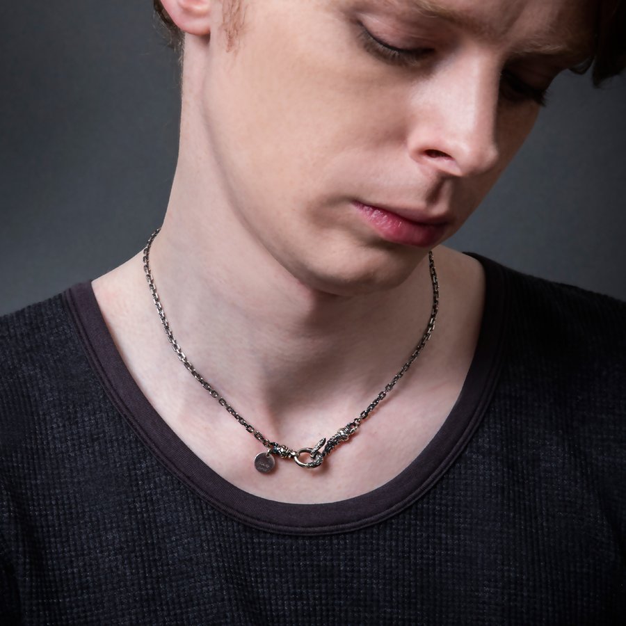 クラシカルフックシルバーネックレス チョーカー/Artemis Classic/アルテミスクラシック (シルバー925製) ACCN0073