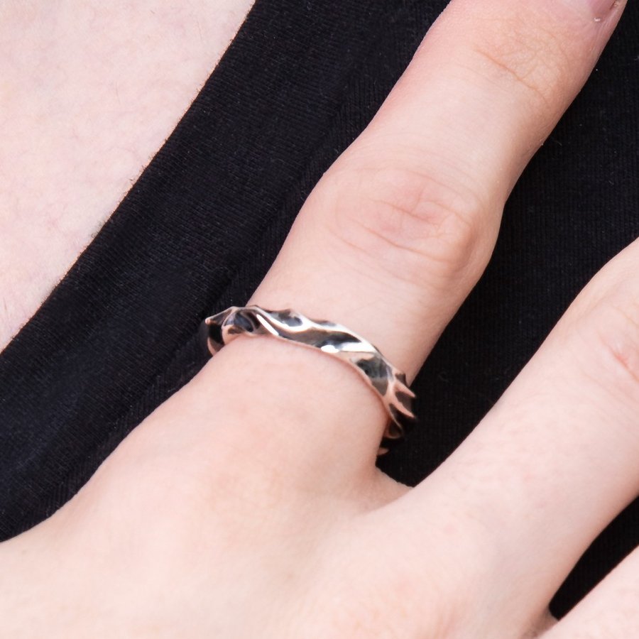 アルテミスクラシック Artemis Classic テクスチャークローリング メンズ シルバーリング ACR0273 Texture claw ring men's silver ring