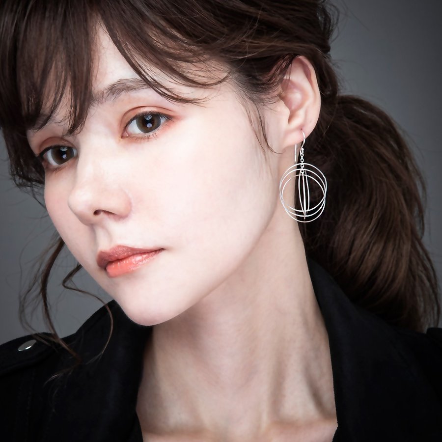 エレノアジュエリー/Elenore Jewelry サークルシルバーピアス3 両耳分 ELE0028