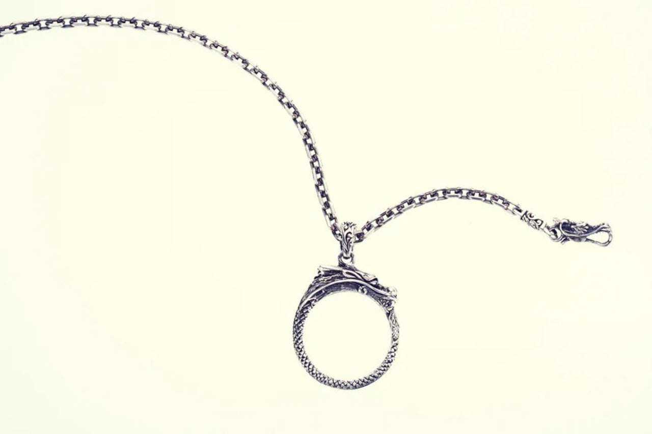 ZOCALO ソカロ ウロボロス ドラゴン ペンダント(L) Ouroboros Dragon Pendant Head (L)