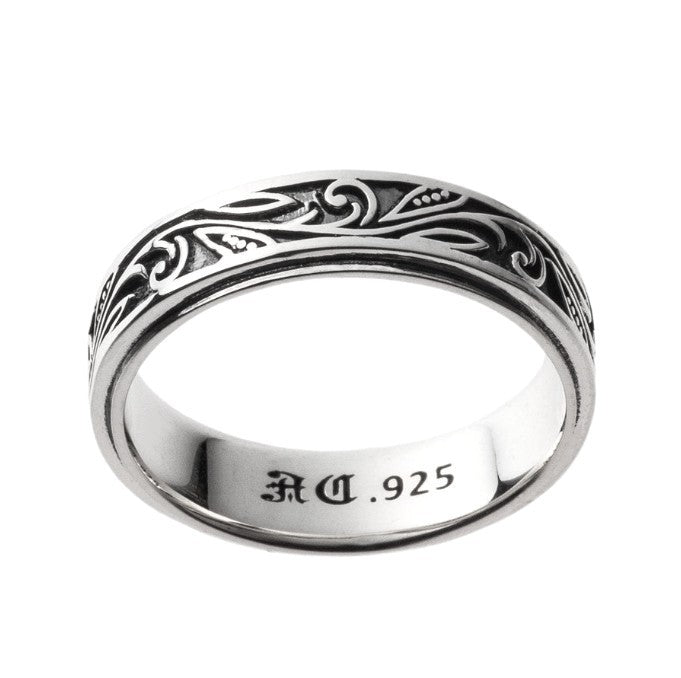 アルテミスクラシック Artemis Classic トロピカルフローラルリング メンズ シルバーリング ACR0281 Tropical floral ring men's silver ring