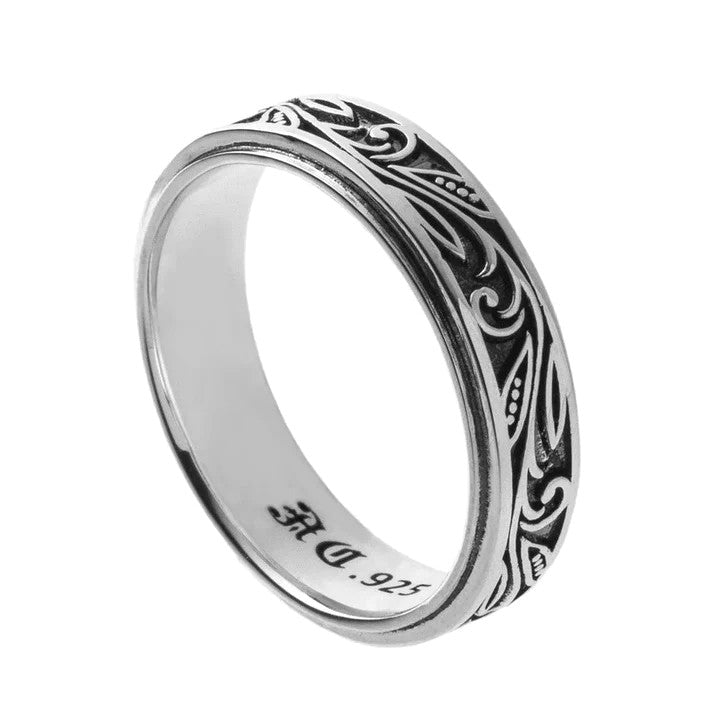 アルテミスクラシック Artemis Classic トロピカルフローラルリング メンズ シルバーリング ACR0281 Tropical floral ring men's silver ring