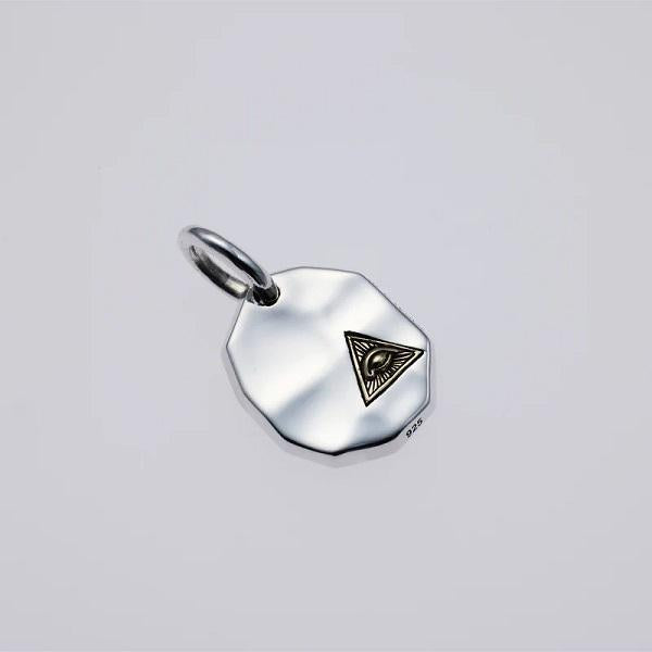 ZOCALO (ソカロ) 槌目 プレート ペンダント  Hammered Texture Plate Pendant 　