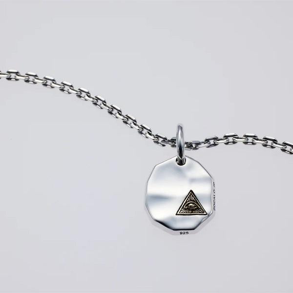 ZOCALO (ソカロ) 槌目 プレート ペンダント  Hammered Texture Plate Pendant 　